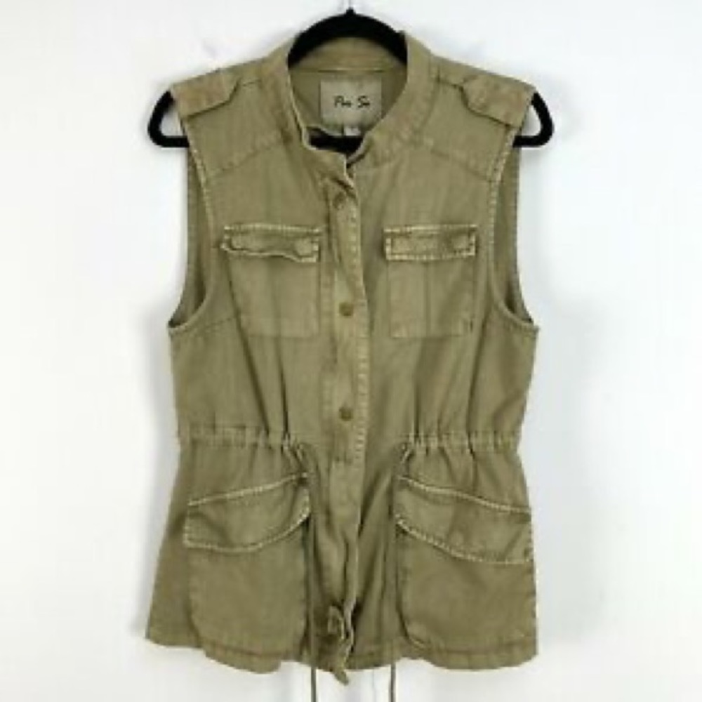 Per Se Army Green Vest
